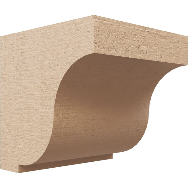 Ekena Millwork 7"W x 7"D x 7"H Wide Van Buren Rough Cedar Woodgrain TimberThane Corbel, Primed Tan CORUR07X07X07VANRCPR - main